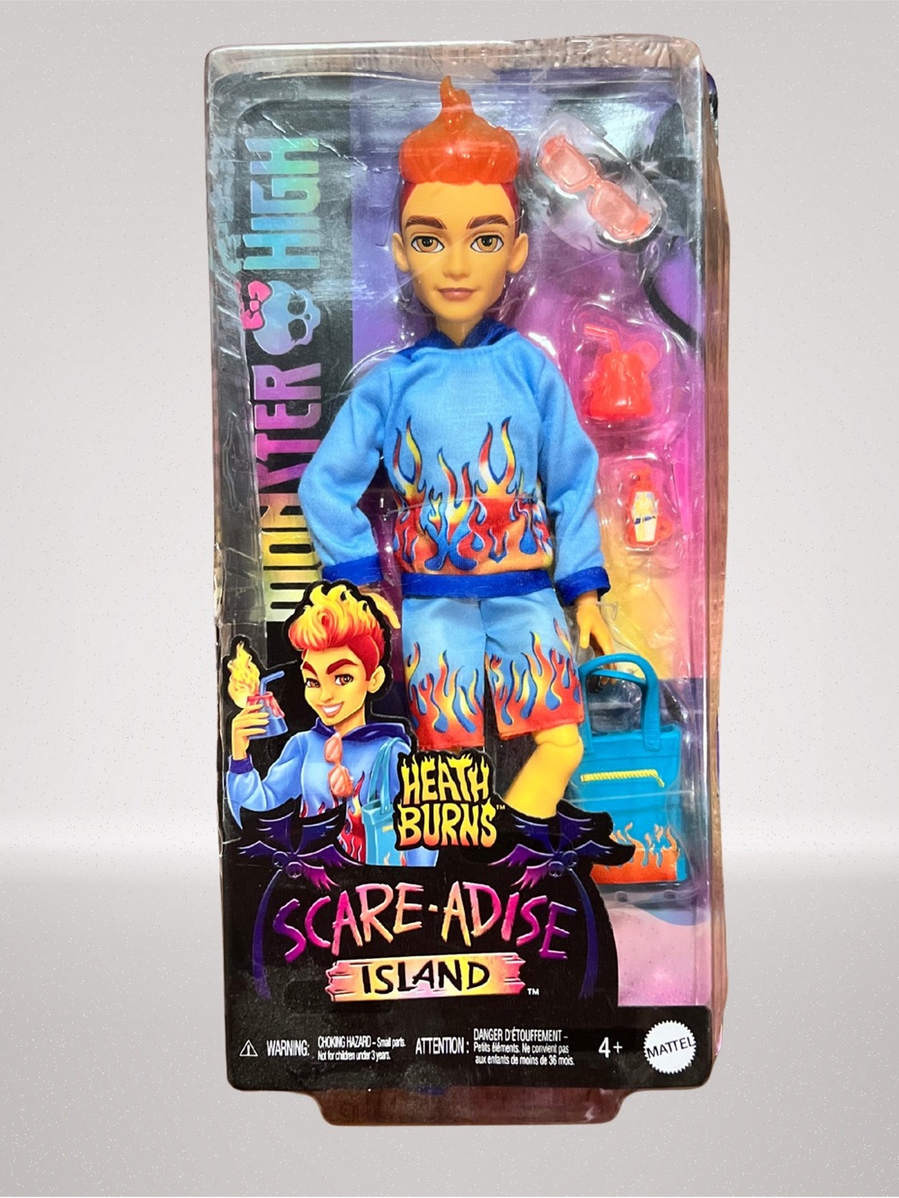 Monster High Scare-adise Island Heath Burns Doll New in Box Mattel